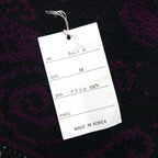 90s Vintage Jacquard Knit 90年代 バンダナ 総柄 ニット セーター M ブラック RALPH EVANS 未使用品