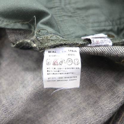 Stussy -dm 90s Made in USA Old Stussy Straight Denim Pants, Size M, Gray, Cotton