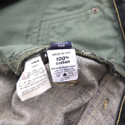 Stussy -dm 90s Made in USA Old Stussy Straight Denim Pants, Size M, Gray, Cotton
