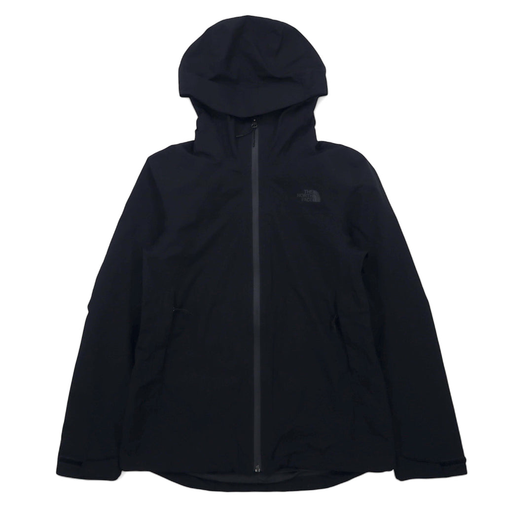 日本然リトテ-古着オンライン-THE NORTH FACE ゴアテックス マウンテンパーカー S ブラック ポリエステル GORE-TEX 防水 ジップインジップ搭載 海外規格 NF0A46I7-THE NORTH FACE Gore-Tex Mountain Hoodie S Black Polyester GORE-TEX Waterproof Equipped with Zip-in-Zip Overseas Standards NF0A46I7