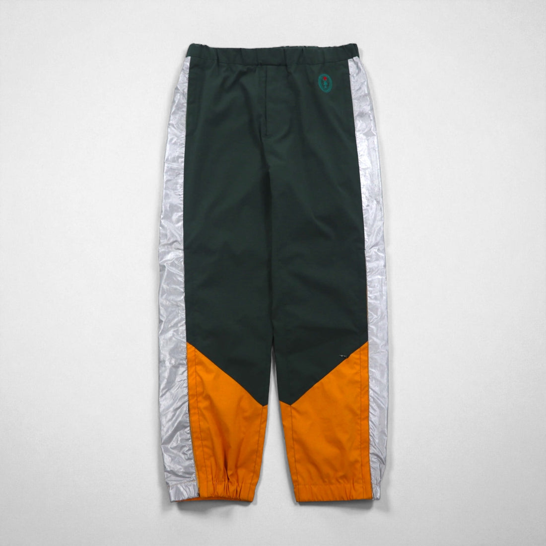 Black Weirdos Reflector Track Pants, Made in Japan, Size L, Green, BLACKWEIRDOS 19SS-PA06
