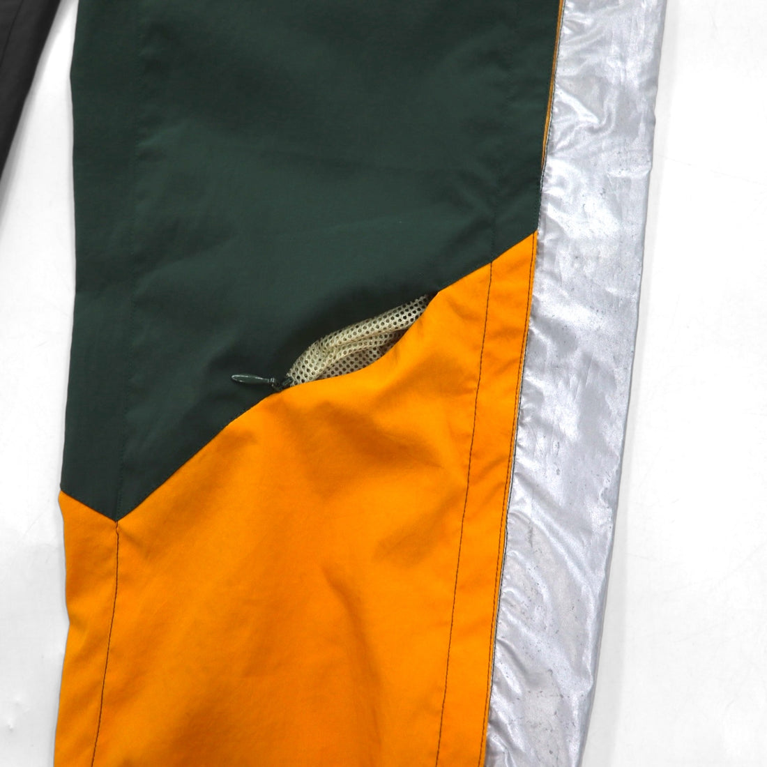 Black Weirdos Reflector Track Pants, Made in Japan, Size L, Green, BLACKWEIRDOS 19SS-PA06