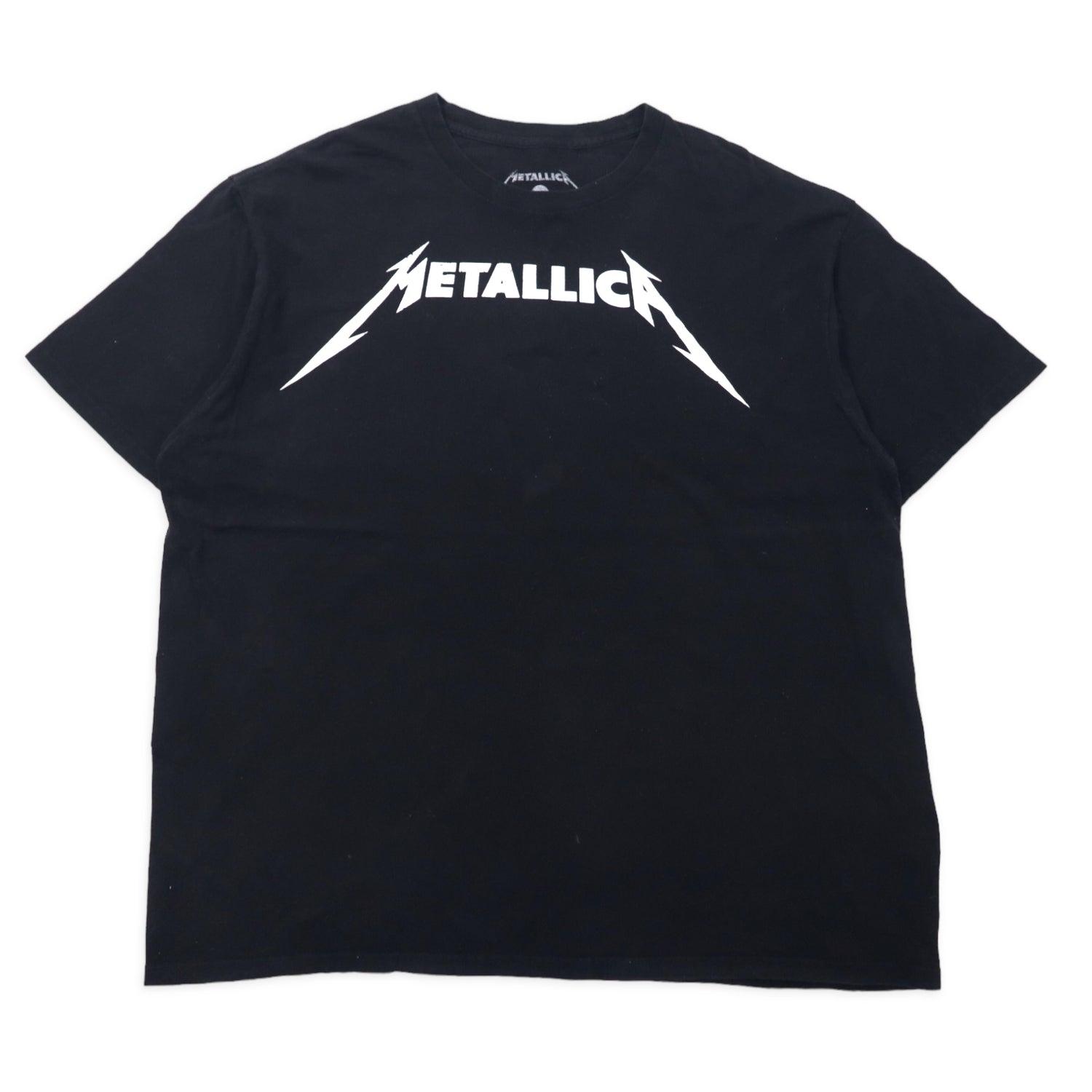 METALLICA Metallica Band T Shirt XXL Black Cotton Big Size Mexico
