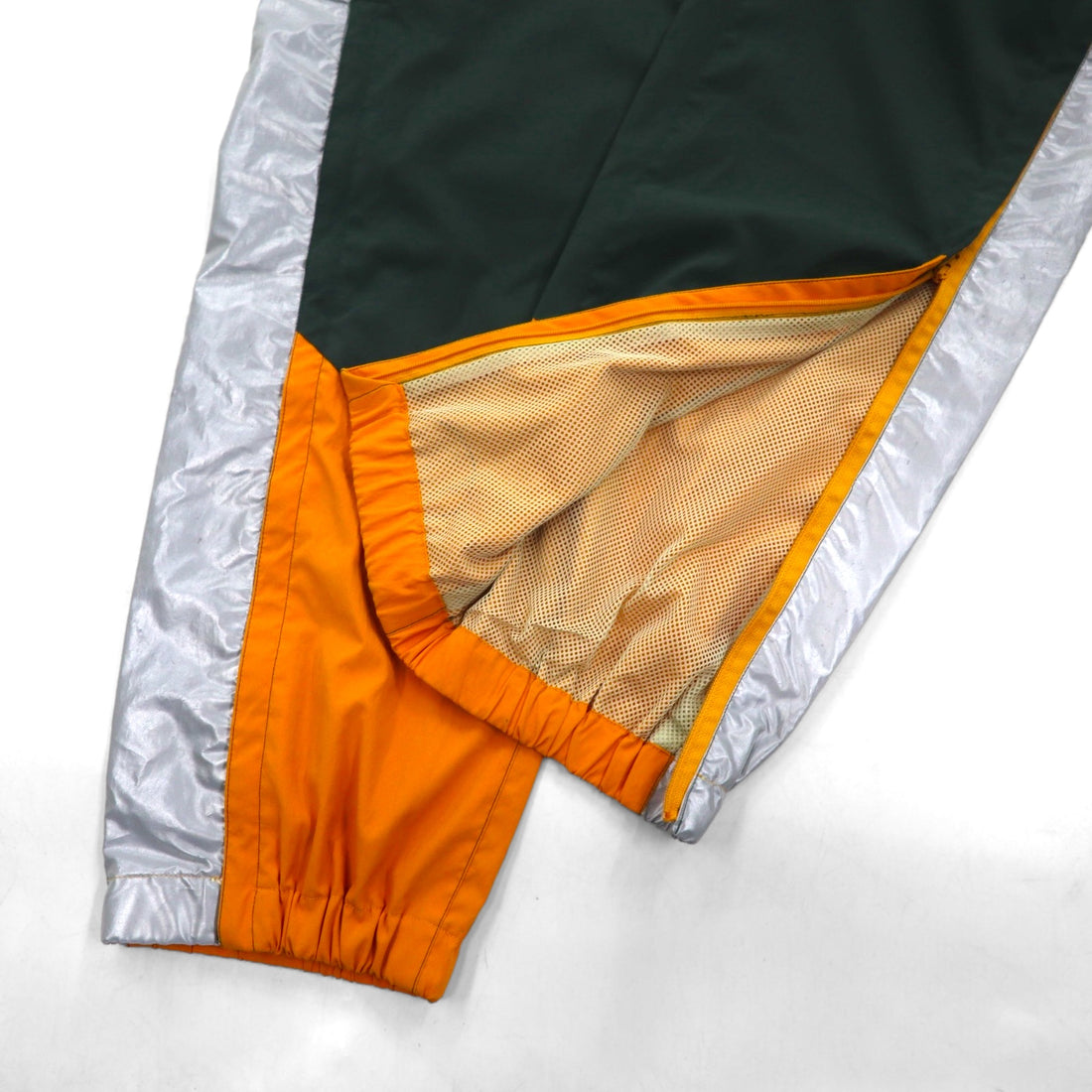 Black Weirdos Reflector Track Pants, Made in Japan, Size L, Green, BLACKWEIRDOS 19SS-PA06