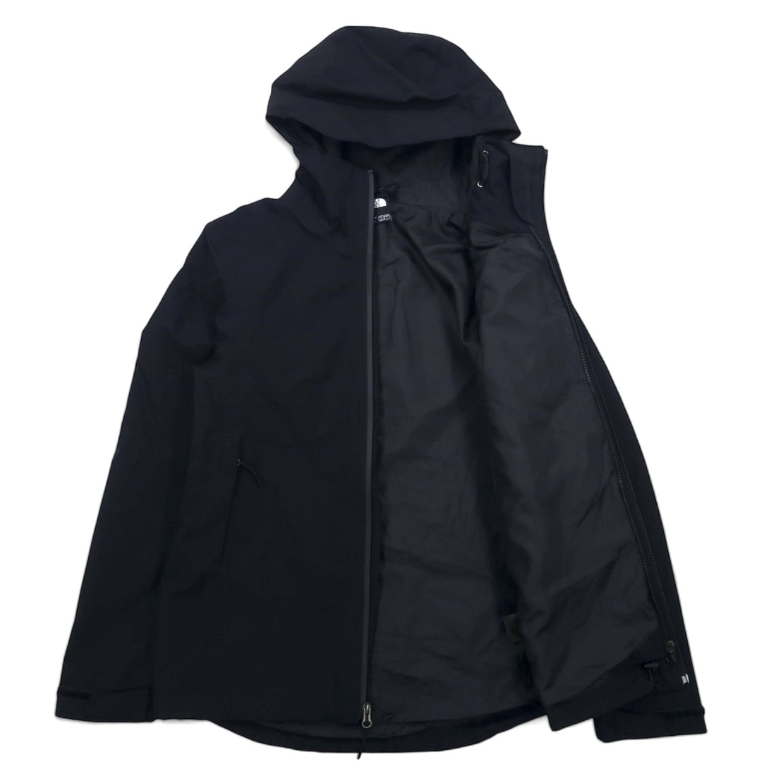 THE NORTH FACE Gore-Tex Mountain Parka S Black Polyester GORE-TEX Waterproof Zip-in-Zip International Standard NF0A46I7