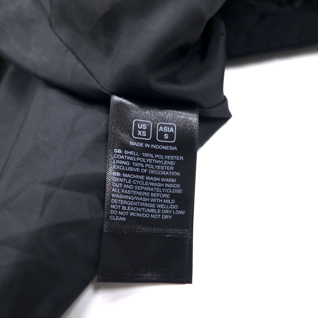 THE NORTH FACE Gore-Tex Mountain Parka S Black Polyester GORE-TEX Waterproof Zip-in-Zip International Standard NF0A46I7