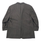 BURBERRY USA made 2B tailored jacket size 46 brown wool