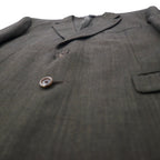 BURBERRY USA made 2B tailored jacket size 46 brown wool