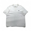 CHAPS Polo Shirt, XL, White Cotton, One-Point Embroidered Emblem