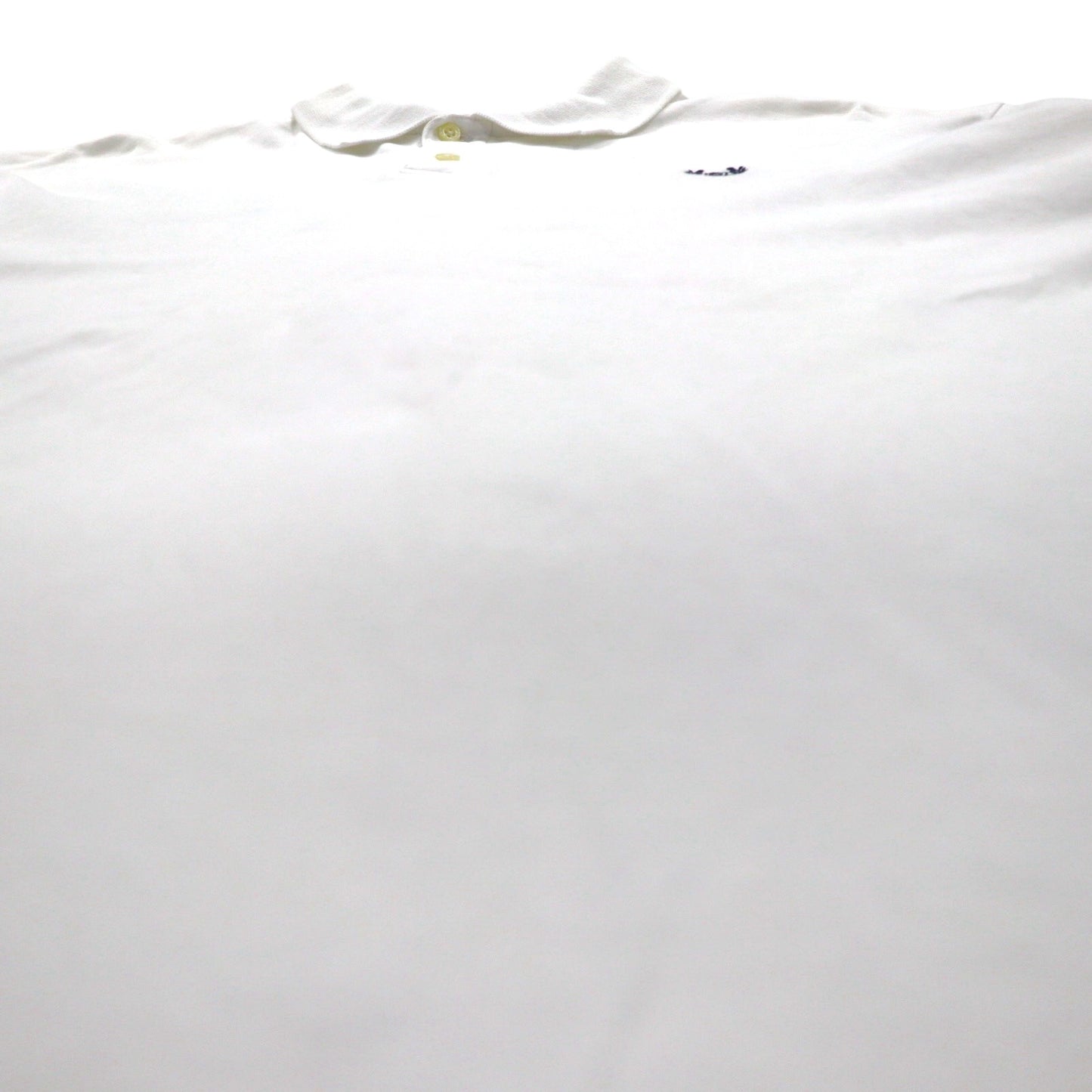 CHAPS ポロシャツ XL ホワイト コットン ワンポイント 刺繍 エンブレム