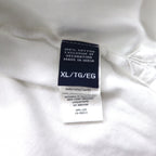 CHAPS Polo Shirt, XL, White Cotton, One-Point Embroidered Emblem
