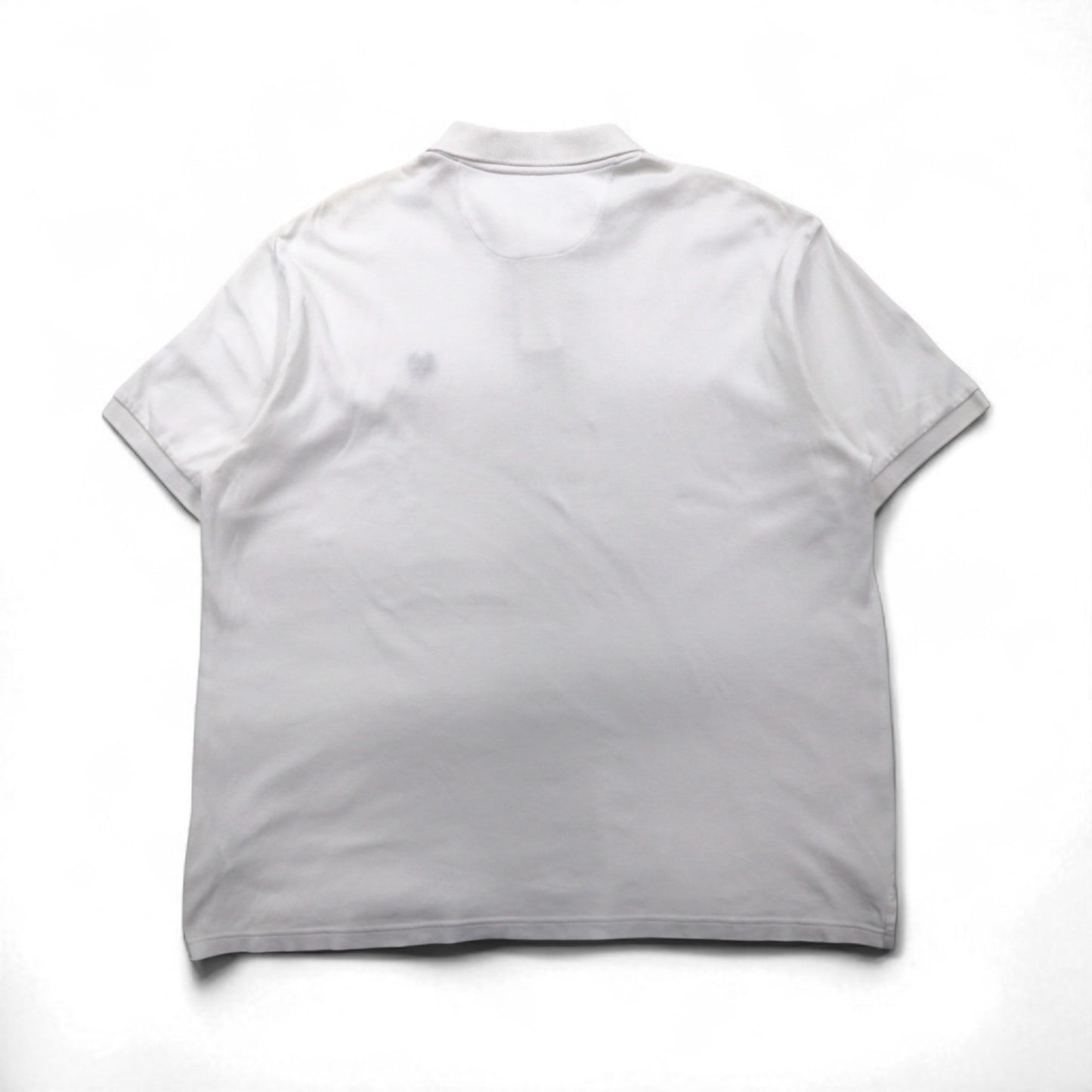 CHAPS ポロシャツ XL ホワイト コットン ワンポイント 刺繍 エンブレム