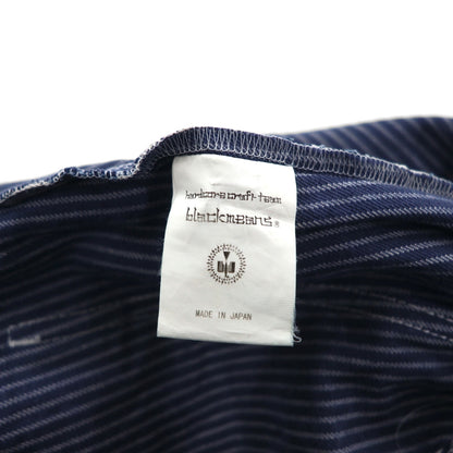 blackmeans ボンテージ デニムパンツ BONDAGE PANTS L ヒッコリー ストライプ 日本製