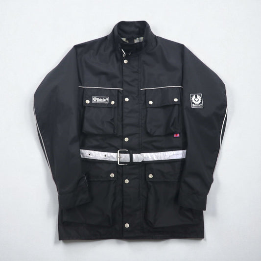 BELSTAFF イタリア製 ツアーマスター モーターサイクル ライダースジャケット XL ブラック TOUR MASTER 500 ベルト付き
