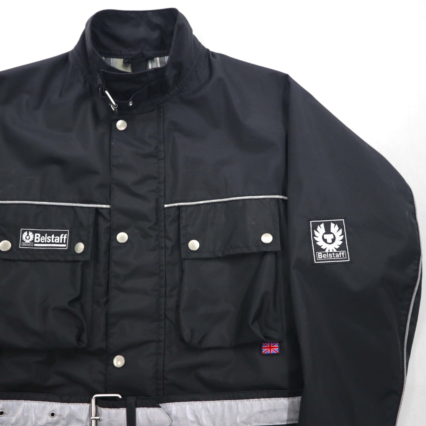 BELSTAFF イタリア製 ツアーマスター モーターサイクル ライダースジャケット XL ブラック TOUR MASTER 500 ベルト付き