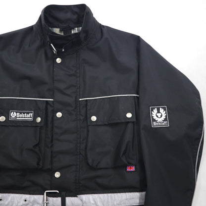 BELSTAFF イタリア製 ツアーマスター モーターサイクル ライダースジャケット XL ブラック TOUR MASTER 500 ベルト付き
