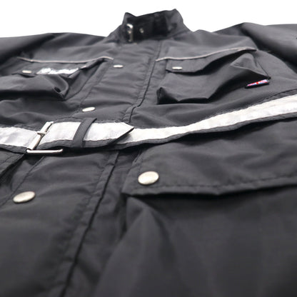 BELSTAFF イタリア製 ツアーマスター モーターサイクル ライダースジャケット XL ブラック TOUR MASTER 500 ベルト付き