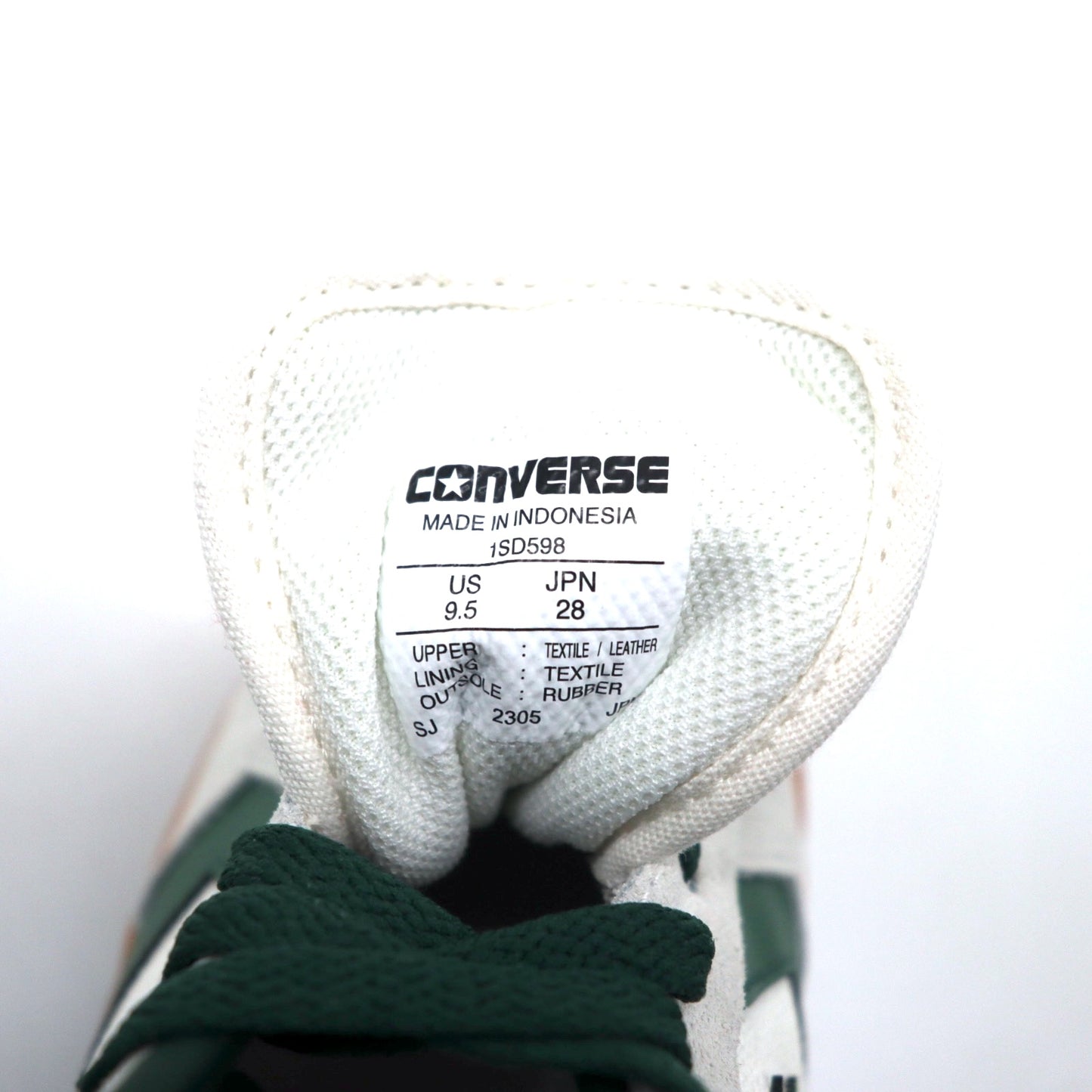 CONVERSE チェックポイント スケートボーディング スニーカー 28cm ホワイト CHECKPOINT SK OX WHITE GREEN SKATEBOARDING 1SD598 未使用品