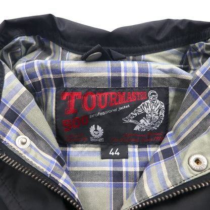 BELSTAFF イタリア製 ツアーマスター モーターサイクル ライダースジャケット XL ブラック TOUR MASTER 500 ベルト付き