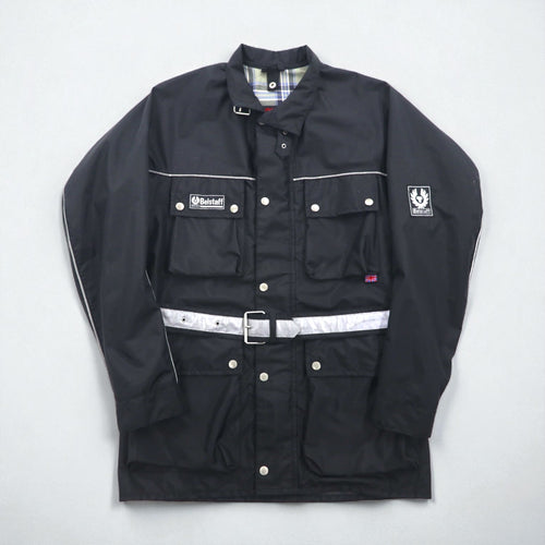 BELSTAFF イタリア製 ツアーマスター モーターサイクル ライダースジャケット XL ブラック TOUR MASTER 500 ベルト付き