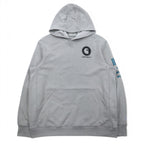 Carhartt Relaxed Fit Hoodie XL Grey Cotton Fleece Lining 103453 058 Force Delmont Graphic Hooded Unused