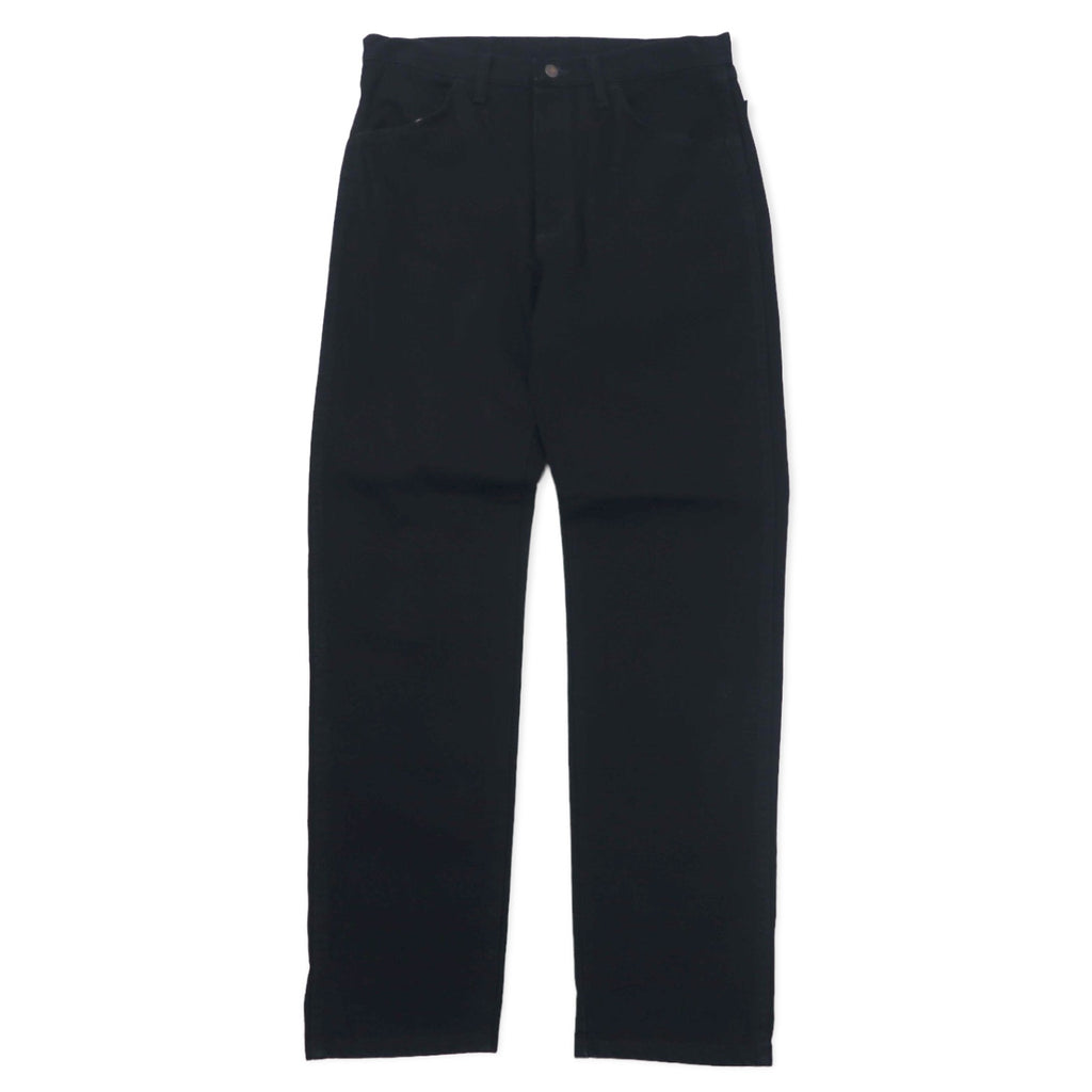日本然リトテ-古着オンライン-RUSTLER ( Wrangler ) 00年代 ブラック デニムパンツ 34 コットン ジッパーフライ メキシコ製-RUSTLER (Wrangler) 00's Black Denim Pants 34 Cotton Zipper Fly Mexico Made