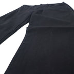 RUSTLER (Wrangler) 00s Black Denim Pants Size 34 Cotton Zipper Fly Made in Mexico