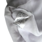 PLAY BOY logo print crew neck sweatshirt L white cotton fleece lining unused