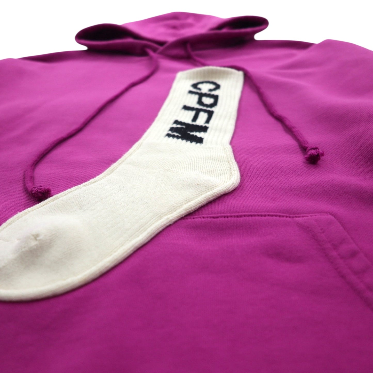 HUMAN MADE × CPFM 日本製 SOCK HOODED PULLOVER ソックスパーカー パーカー L パープル Cactus Plant Flea Market