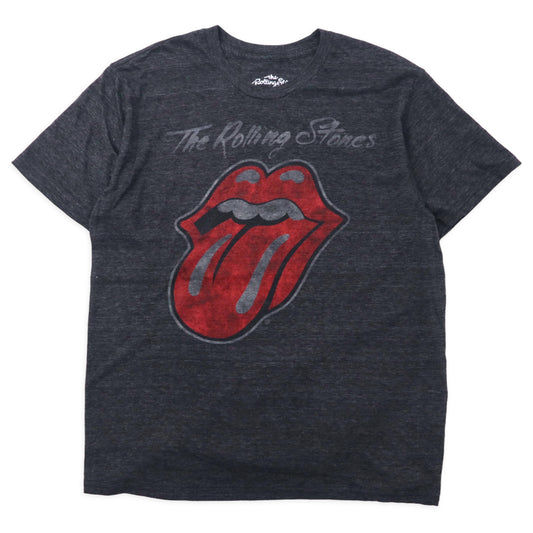 日本然リトテ-古着オンライン-THE ROLLING STONES ローリングストーンズ バンドTシャツ L グレー コットン メキシコ製-