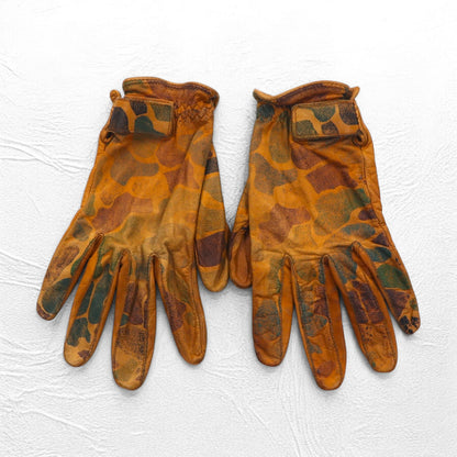 Vintage Leather Gloves 手袋 タクティカル グローブ カモフラ ダックハンター