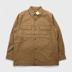 Eddie Bauer flannel shirt, size small, beige wool, double pocket, LS WOOL BLEND SHIRT JACKET 03-3854-1, unused