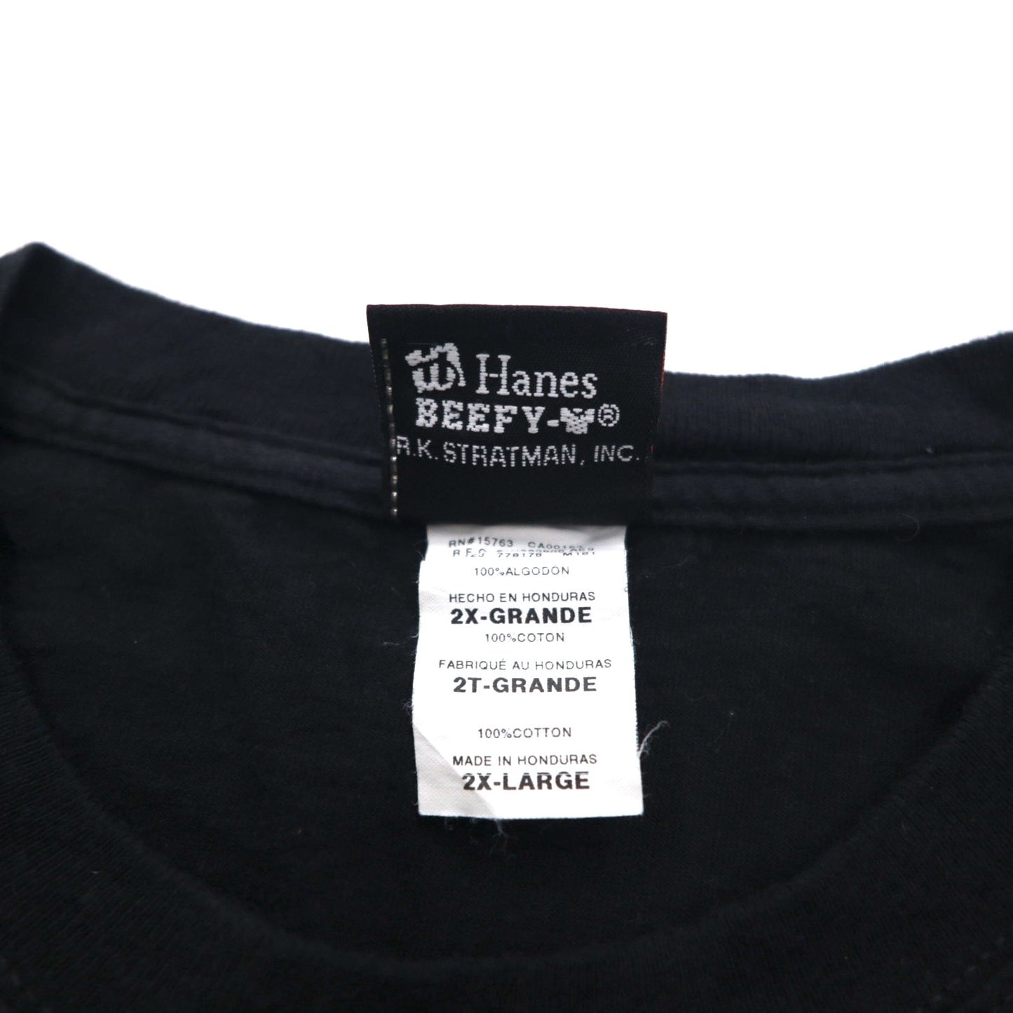 HARLEY DAVIDSON Double-sided Print T-Shirt 2XL Black Cotton Wolf Animal Big Size