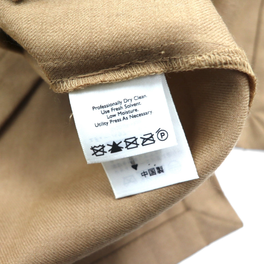 Eddie Bauer flannel shirt, size small, beige wool, double pocket, LS WOOL BLEND SHIRT JACKET 03-3854-1, unused