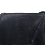 COACH USA shoulder bag black glove tanned leather cowhide 4153