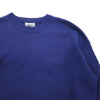 Lee 90s Made in USA Blank Sweatshirt, Size XL, Navy, Cotton, Solid Color