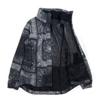 THE NORTH FACE RESOLVE PARKA II Mountain Parka M Black Bandana Paisley Pattern Polyester DRYVENT Waterproof US Standard