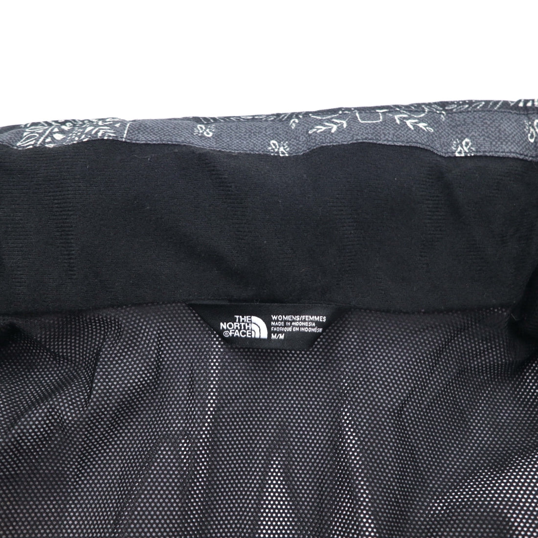 THE NORTH FACE RESOLVE PARKA II Mountain Parka M Black Bandana Paisley Pattern Polyester DRYVENT Waterproof US Standard