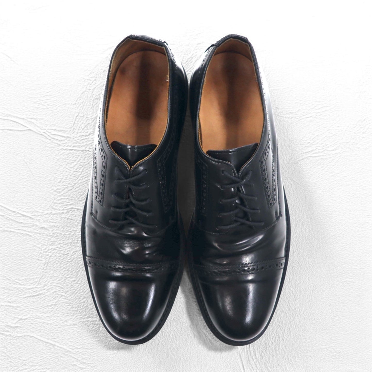BOSTONIAN Strada イタリア製 ストレートチップ オックスフォード ドレスシューズ 28.5cm ブラック レザー 27240