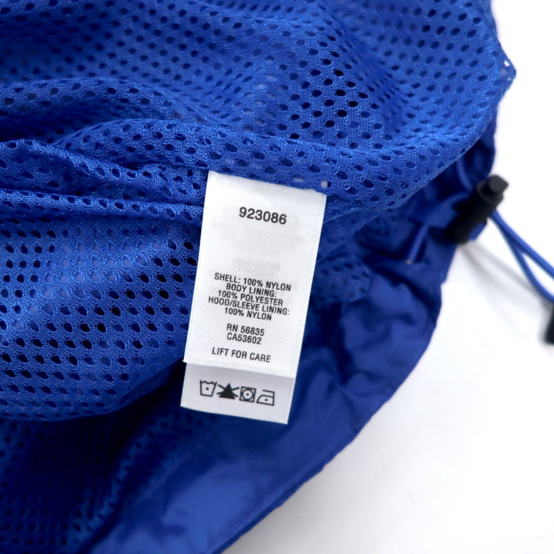 Cabela's Mountain Parka Shell Parka M Blue Nylon Packable Unused