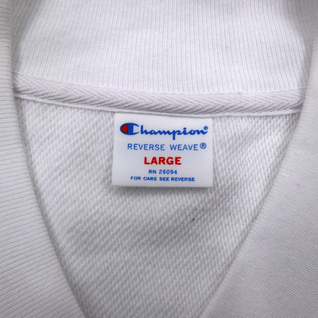 Champion Reverse Weave Full Zip Sweat Blouson L White C8-P019