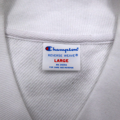 Champion リバースウィーブ REVERSE WEAVE フルジップ スウェット ブルゾン L ホワイト C8-P019