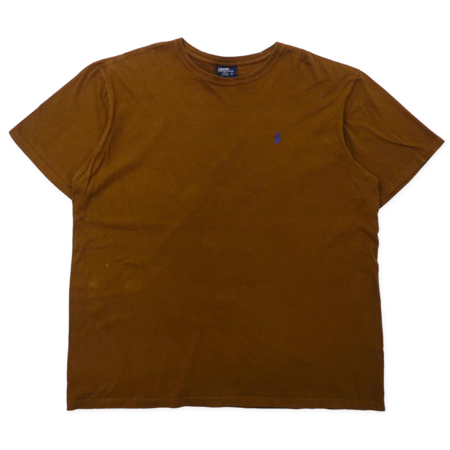 Polo by Ralph Lauren ワンポイントロゴTシャツ XL ブラウン コットン スモールポニー刺繍 ビッグサイズ
