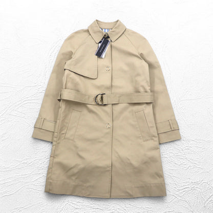 TOMMY HILFIGER ボンディング トレンチコート S ベージュ ベルト付き WW0WW22026 未使用品