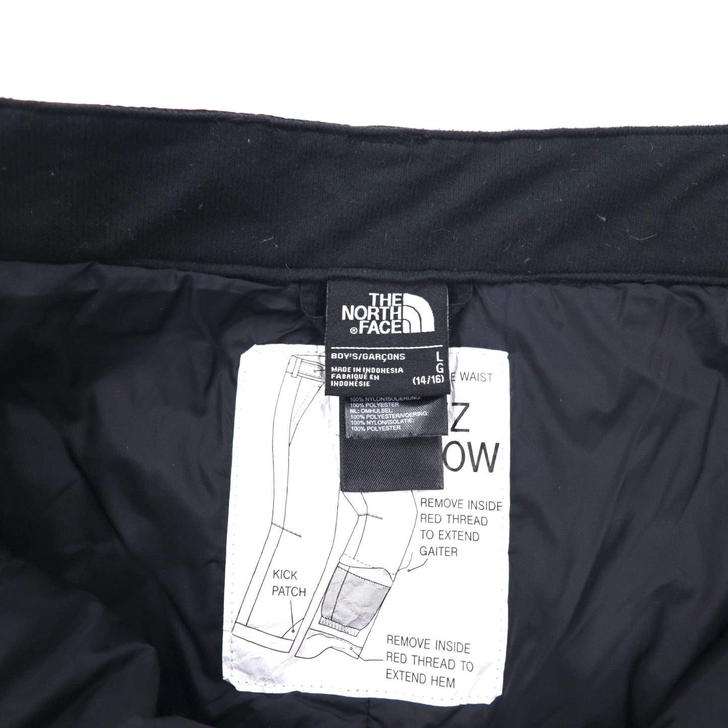 THE NORTH FACE フリーダム インサレーション パンツ L ブラック HYVENT 中綿 防水 ポリエステル US規格 Freedom Insulated Pant CSB6