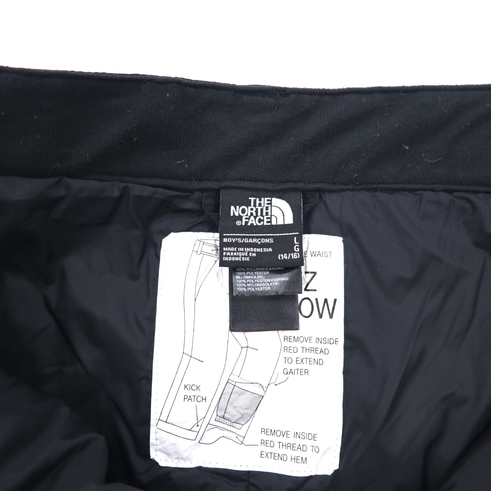 THE NORTH FACE Freedom Insulated Pants L Black HYVENT Padded Waterproof Polyester US Standard Freedom Insulated Pant CSB6