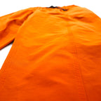 South2 West8 Belted Center Seam Pants, Nylon Wide Leg Pants, Size S, Orange, MR698