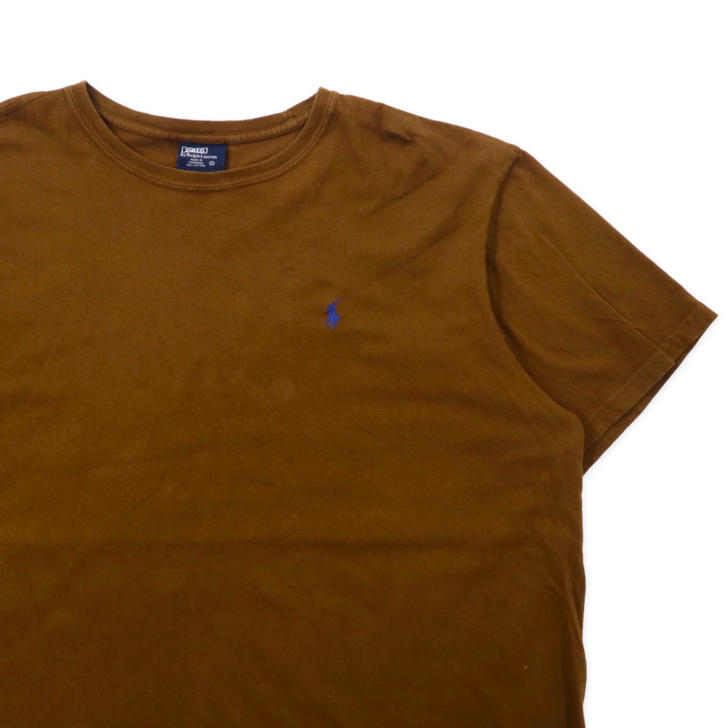 Polo by Ralph Lauren ワンポイントロゴTシャツ XL ブラウン コットン スモールポニー刺繍 ビッグサイズ