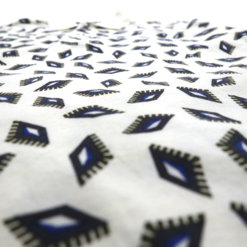 Christian Dior MONSIEUR vintage all-over print polo shirt, size M, white cotton