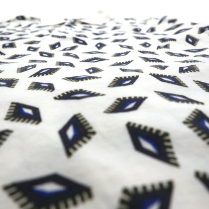 Christian Dior MONSIEUR オールド 総柄 ポロシャツ M ホワイト コットン